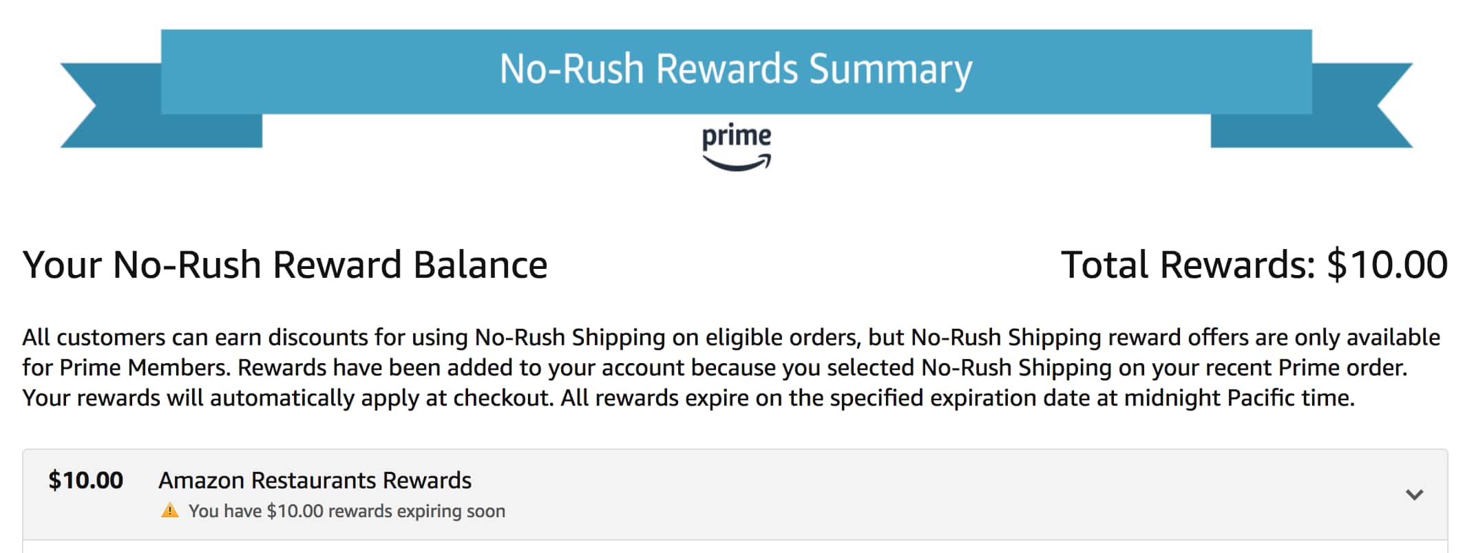 How to Use your  Prime No-Rush Credits –