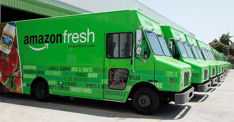 amazon fresh delivery trucks