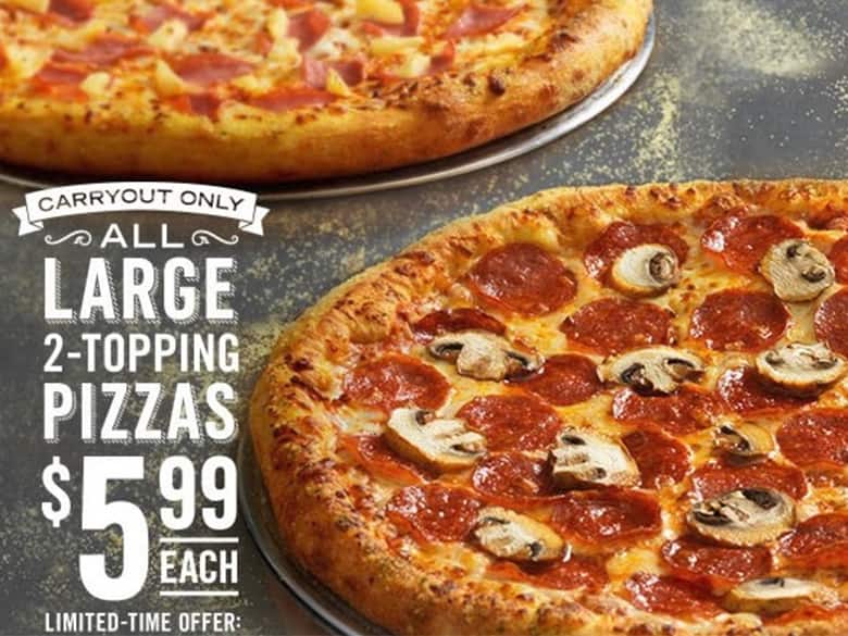 Domino s New Coupon Gets You A Large 2 Topping Pizza For Only 5 99