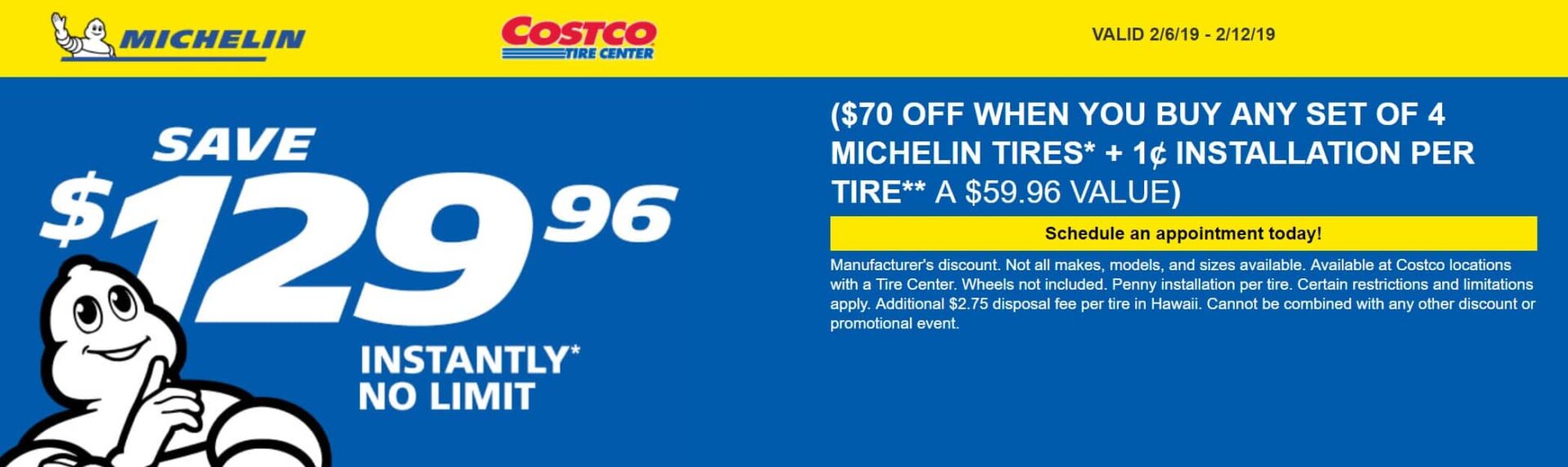 This Costco Tire Discount Offers Savings up to 130
