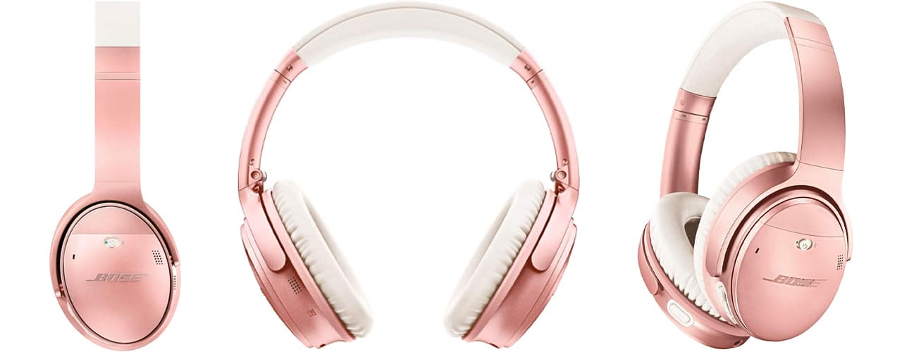 Rose Gold Bose QuietComfort 35 II Noise-Cancelling Wireless Bluetooth Headphone on sale 2