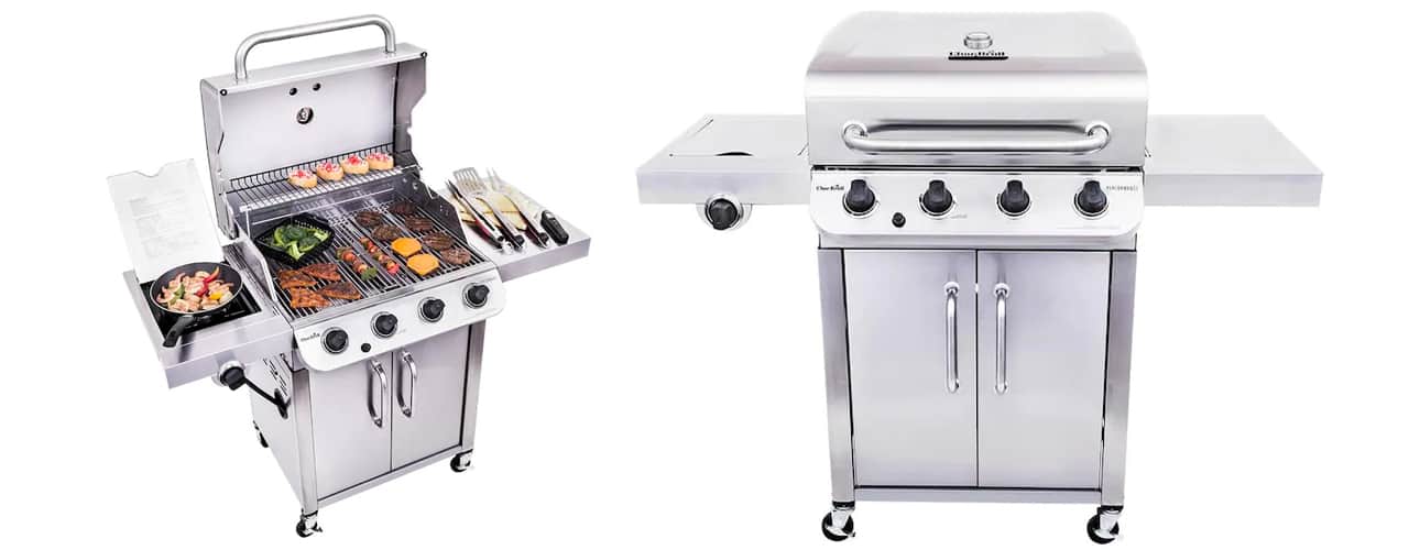 2 inbody Char-Broil Performance Stainless 4-Burner Gas Grill