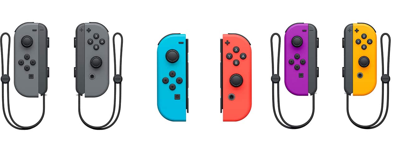 Neon Joy Con Switch Controllers