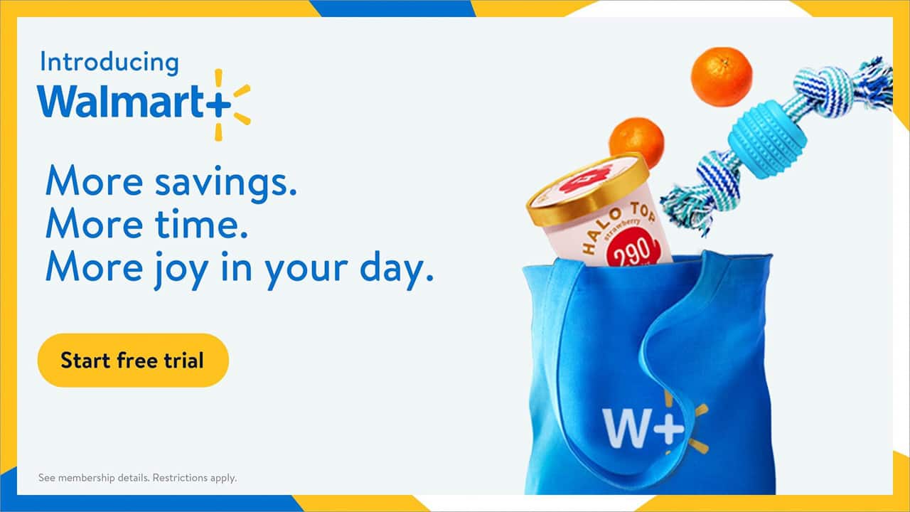 ad for Walmart lLus delivery services