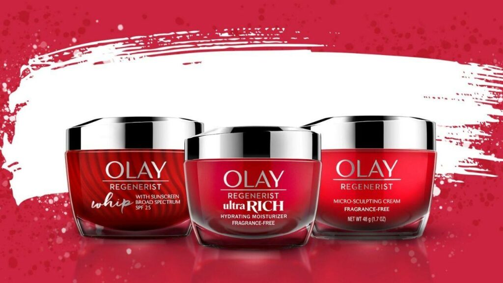 olay little red jars