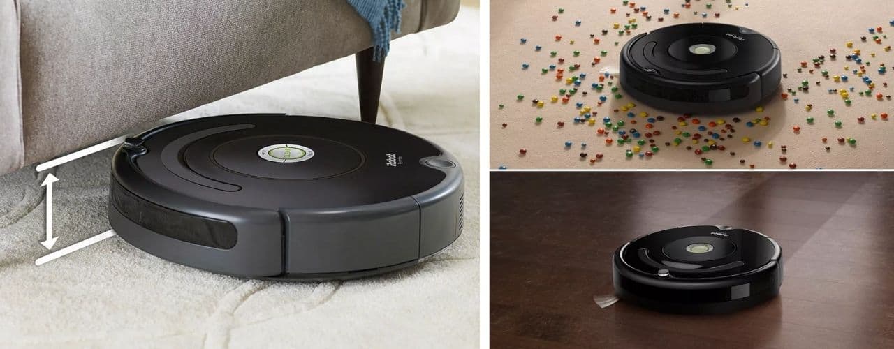 roomba 675 cleaning floors