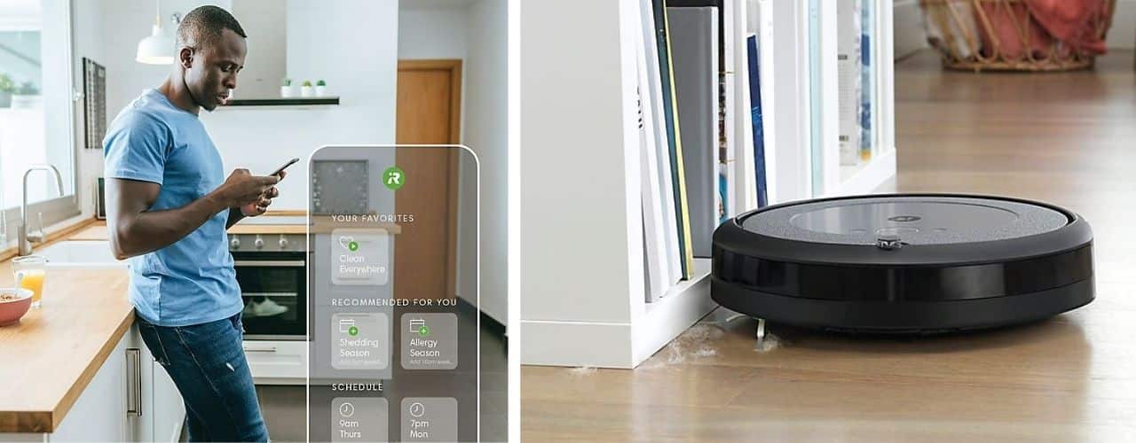 Robot Roomba i3 (3150) cleaning house