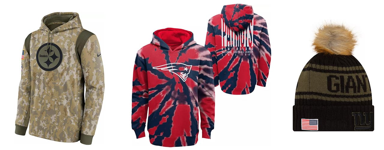 NFL team clothing from Dick's sale