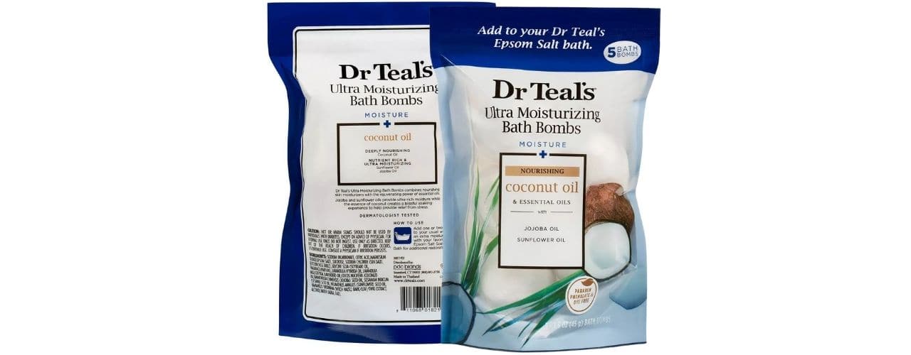 Dr Teal’s Ultra Moisturizing Coconut Oil Bath Bombs