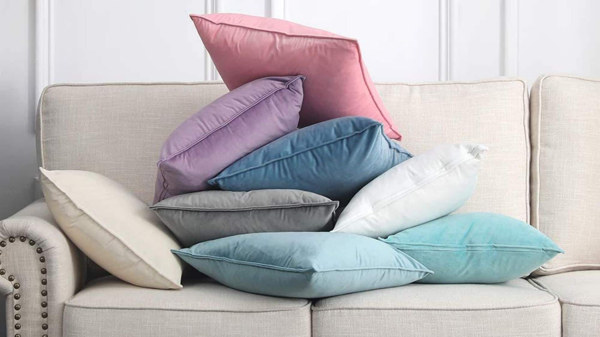 MIULEE Set of 2 Velvet Pillow Covers