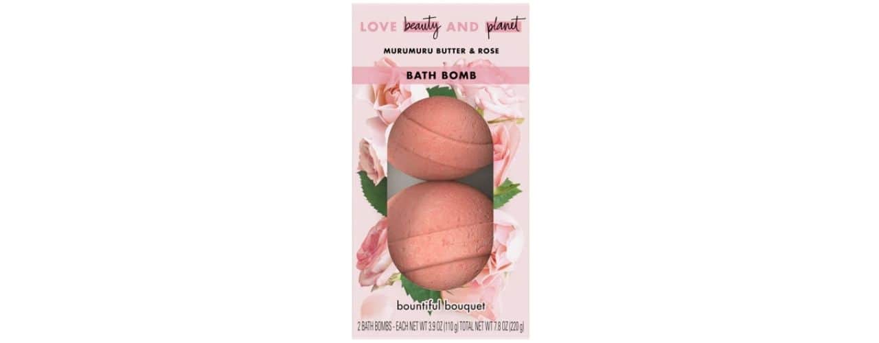 Love Beauty and Planet Murumuru Butter and Rose Bath Bomb