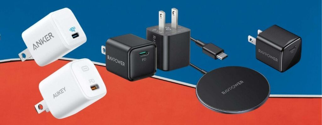 mobile phone chargers anker aukey RAVpower