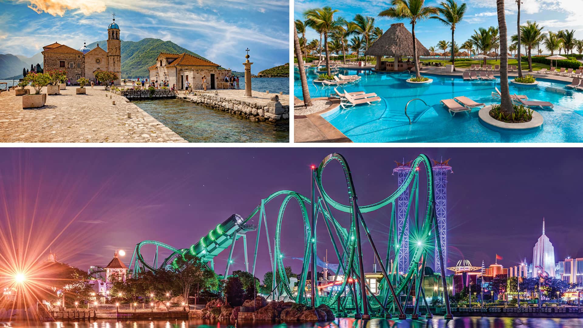 hero costco travel theme park orlando Europe and Mediterranean cruise boat locations beach ocean