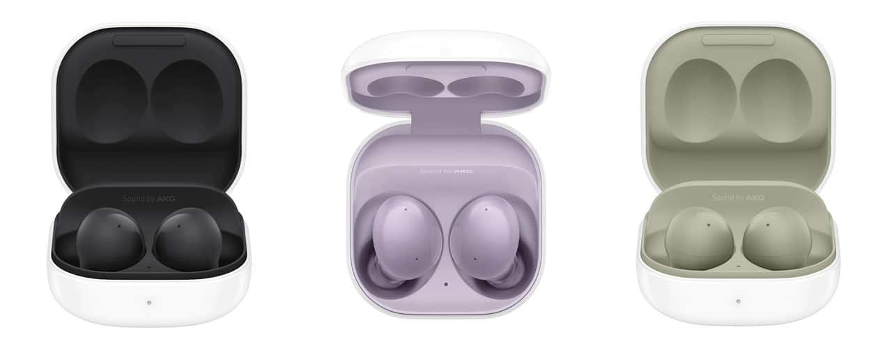 Samsung Galaxy Buds 2 on white