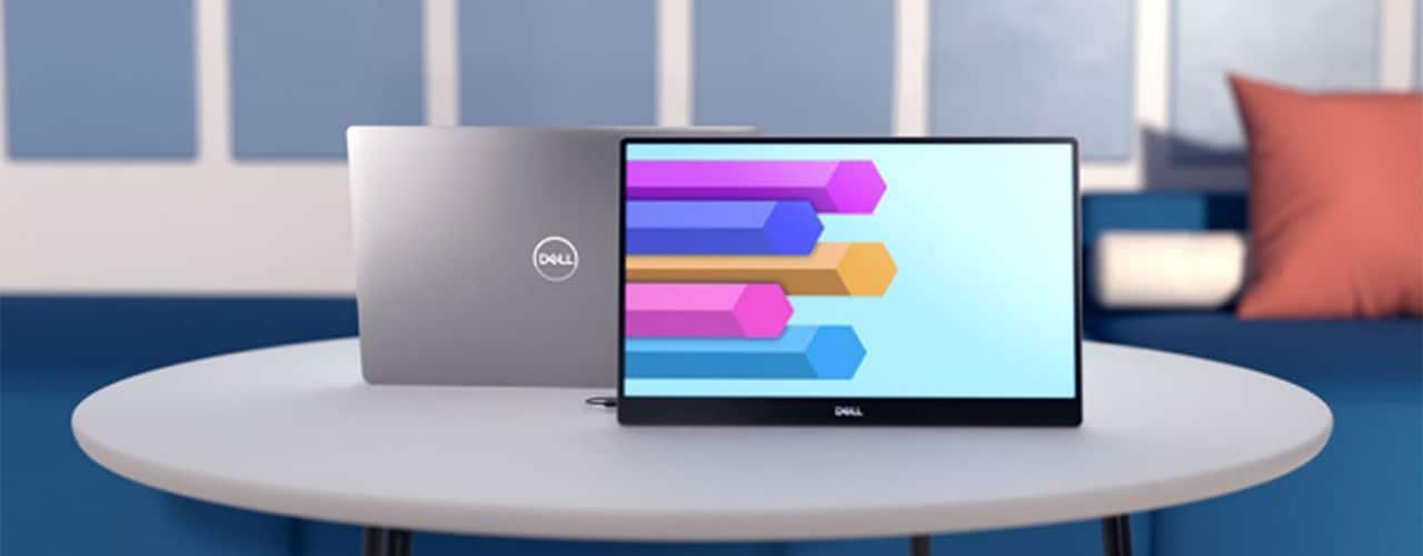 Dell 14 Portable Monitor Features a Unique Adjustable Stand