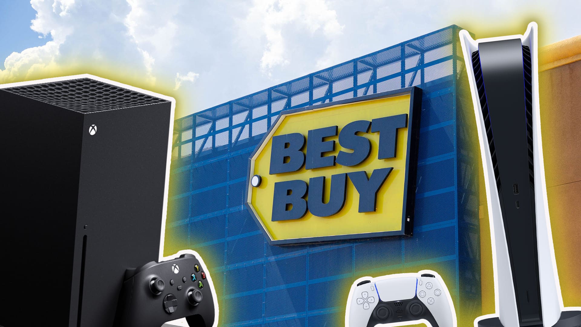 Best Buy with xbox and playstation