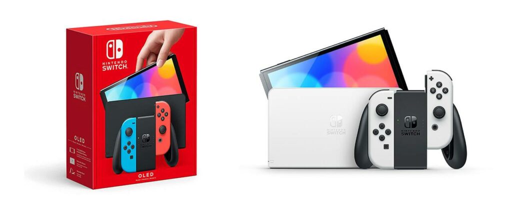 Nintendo Switch OLED box and device