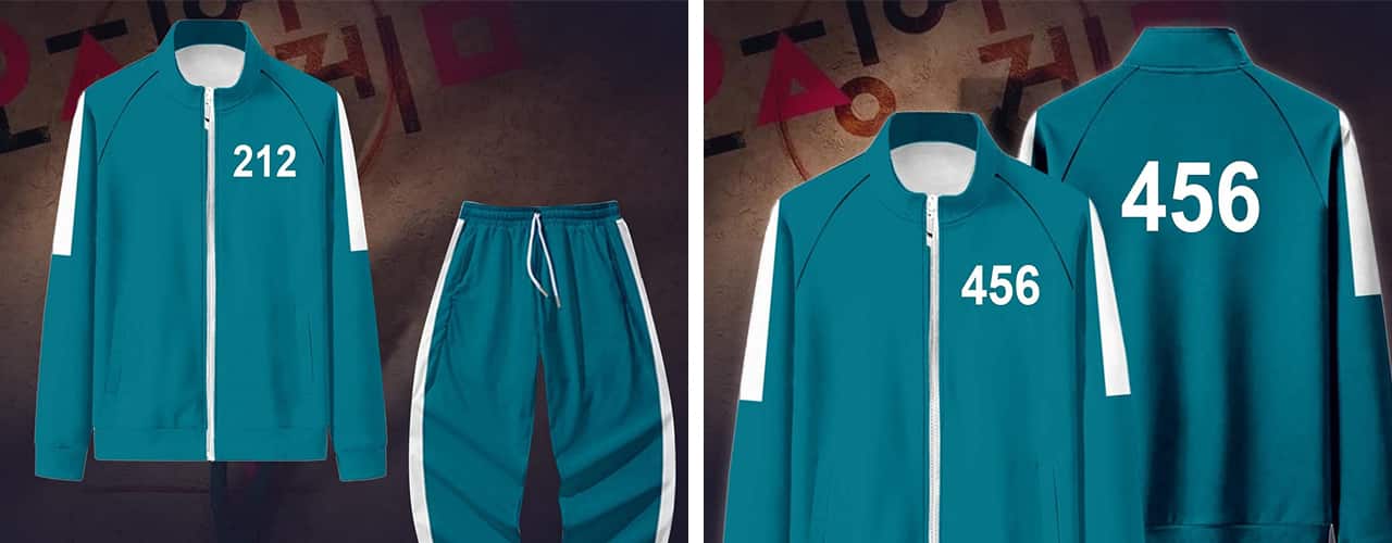 tracksuit costumes from Squid Game