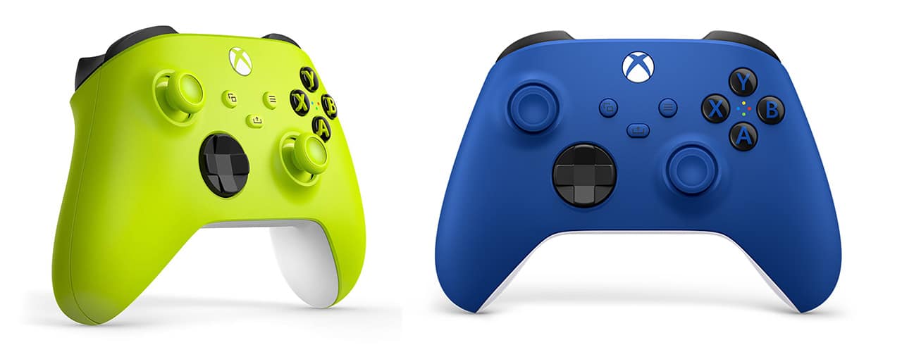 Xbox Wireless Controller – Electric Volt and shock blue