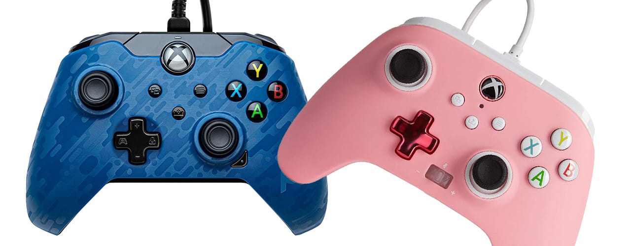 PDP Gaming Wired Controller: Revenant Blue and PowerA Enhanced Wired Controller