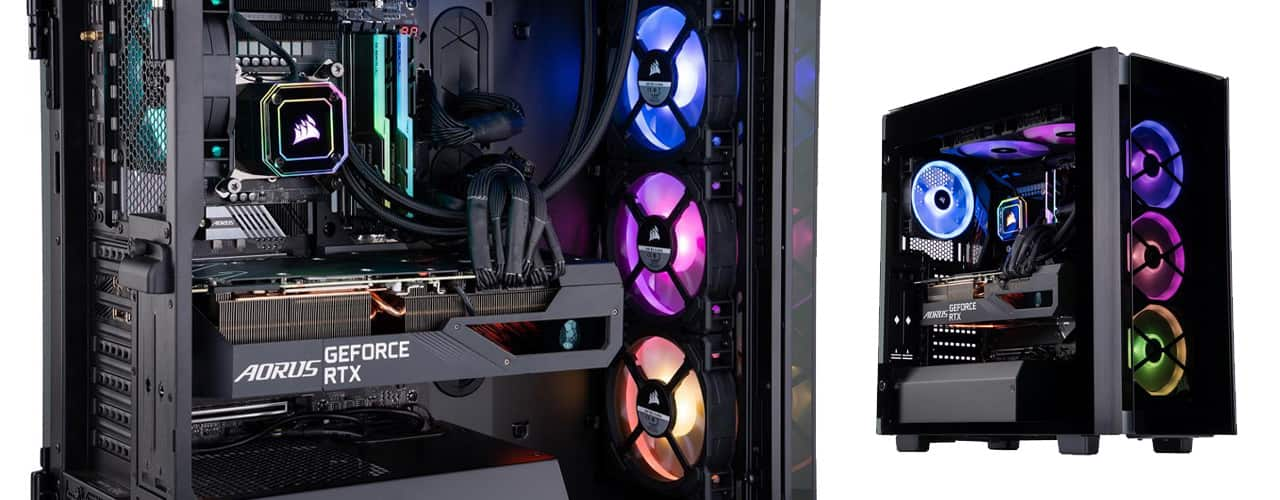 ABS Legend Gaming PC on white background 