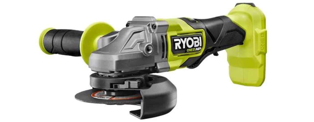 ryobi ONE+ HP 18V Brushless Cordless 4-1/2 in. Angle Grinder (Tool Only)