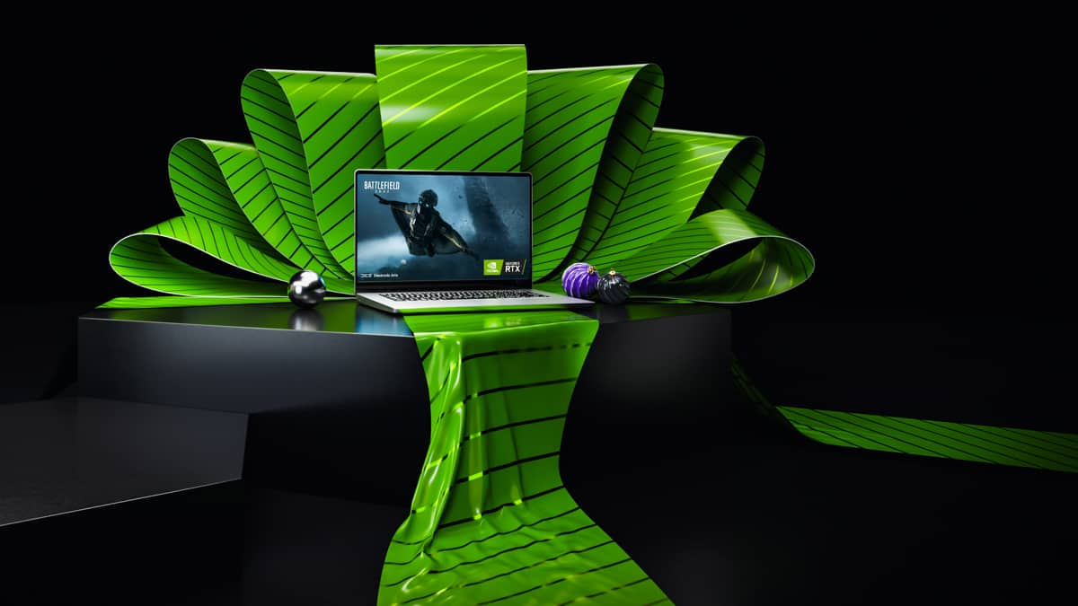 nvidia holiday gaming laptop