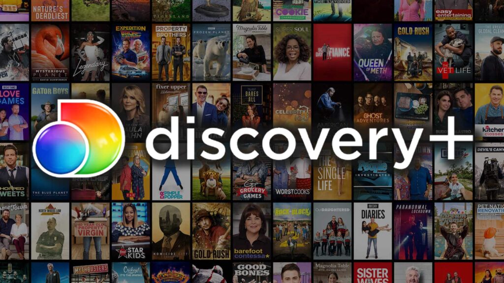 Discovery plus shows and logo