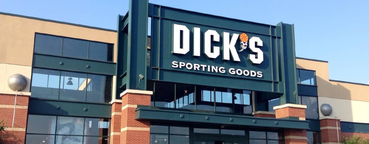 dicks sporting goods exterior storefront store