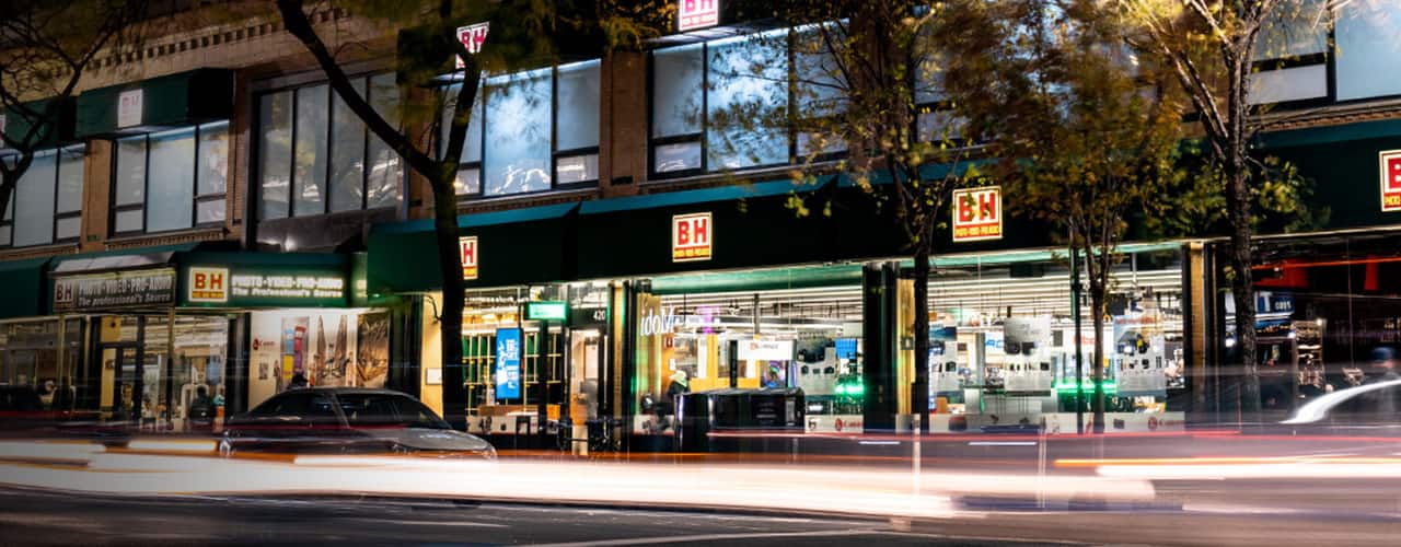B&H storefront exterior in NYC