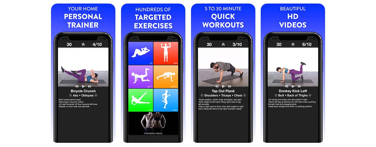Daily Workouts - Home Trainer app