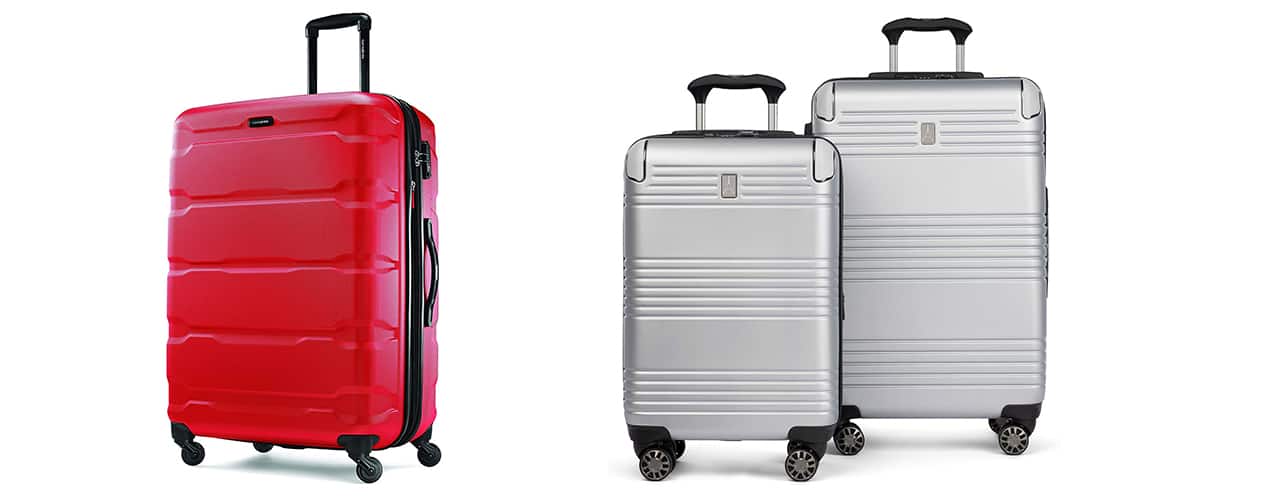 hard luggage from samsonite and travelpro