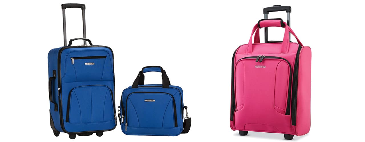 rockland and american tourister soft shell lugage