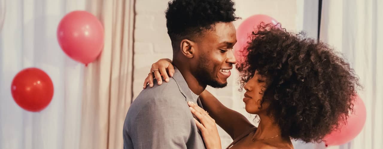 Couple dancing on Valentines Day - At&T