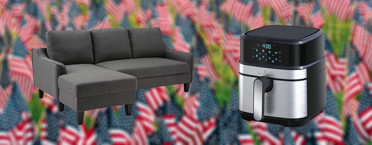 Ashley Furniture Couch and air fryer