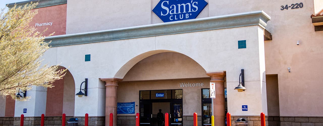 sams club storefront exterior