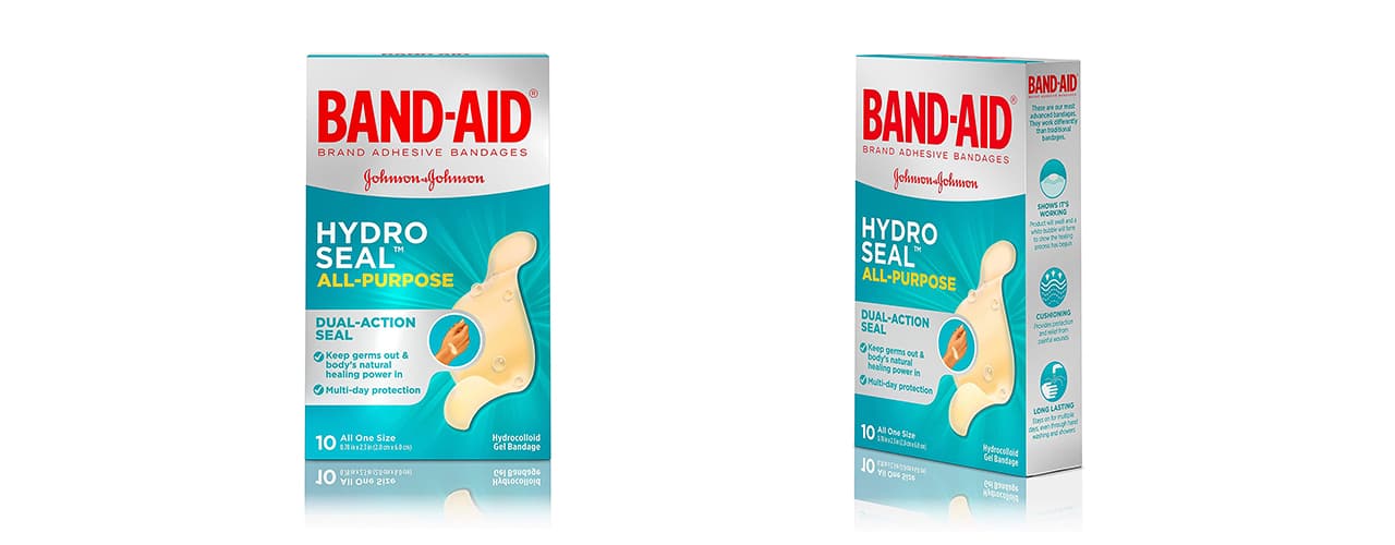 Band-Aid Brand Hydro Seal Waterproof All Purpose Adhesive Bandages 