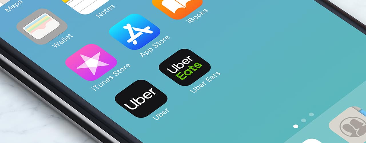 uber apps on phone