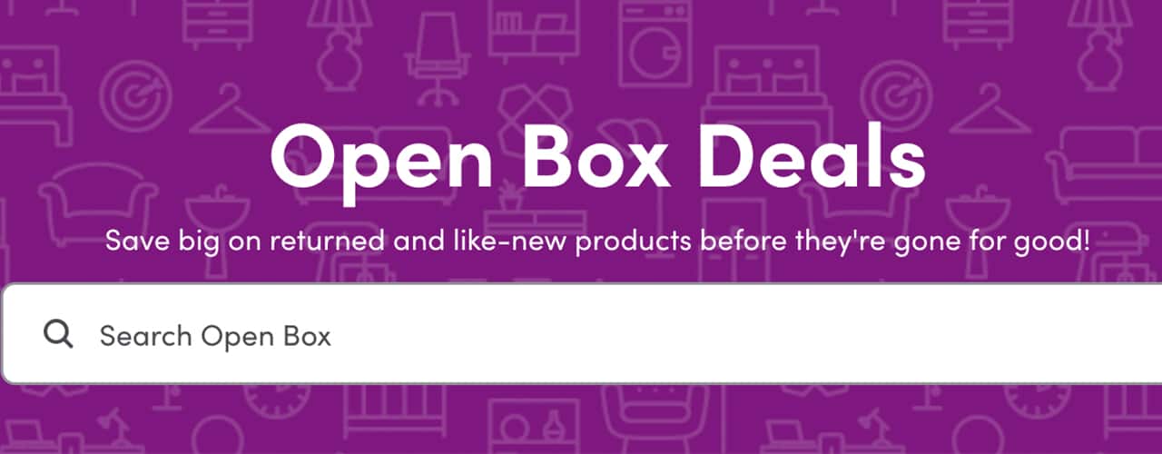 wayfair open box deals