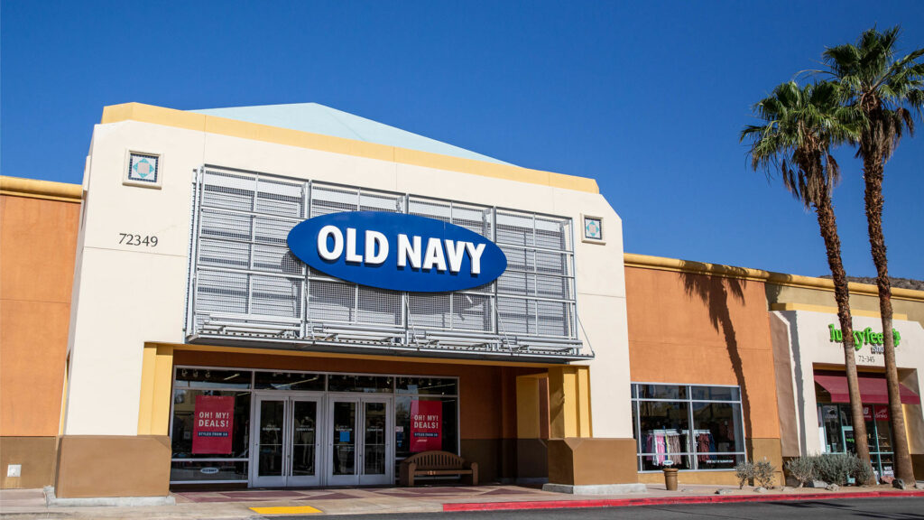 Old Navy storefront exterior
