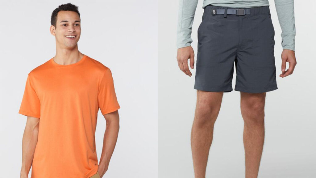 REI Co-op Sahara T-Shirt - Men's, REI Co-op Sahara Amphib Shorts - Men's