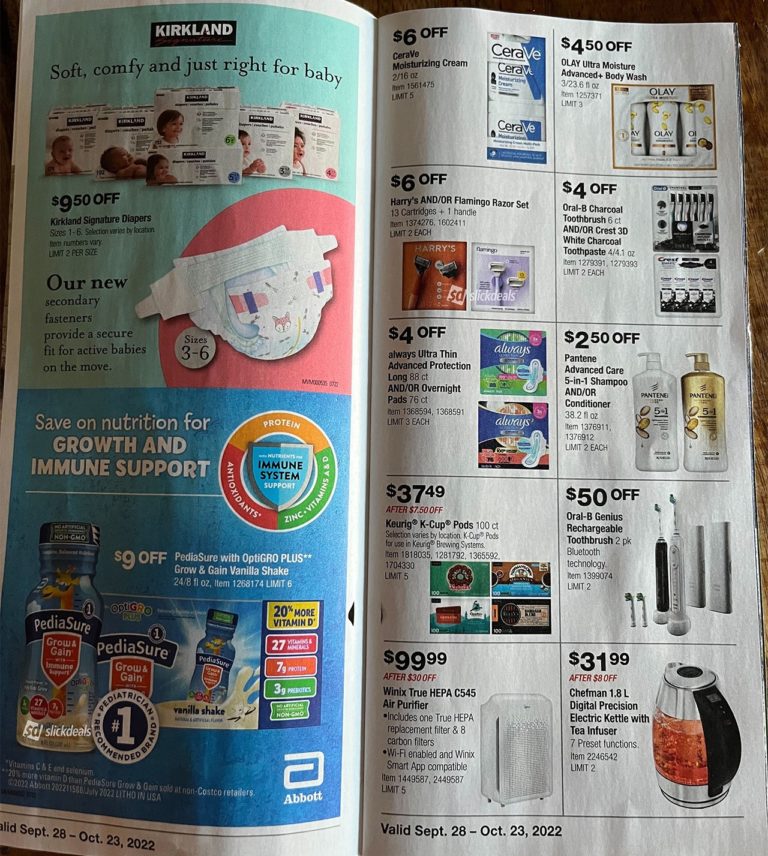 Costco october 2022 coupon book and best deals of the month