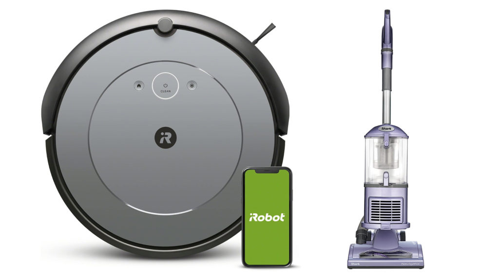  iRobot Roomba i2 and  Shark NV352 Navigator Lift Away Upright Vacuum 
