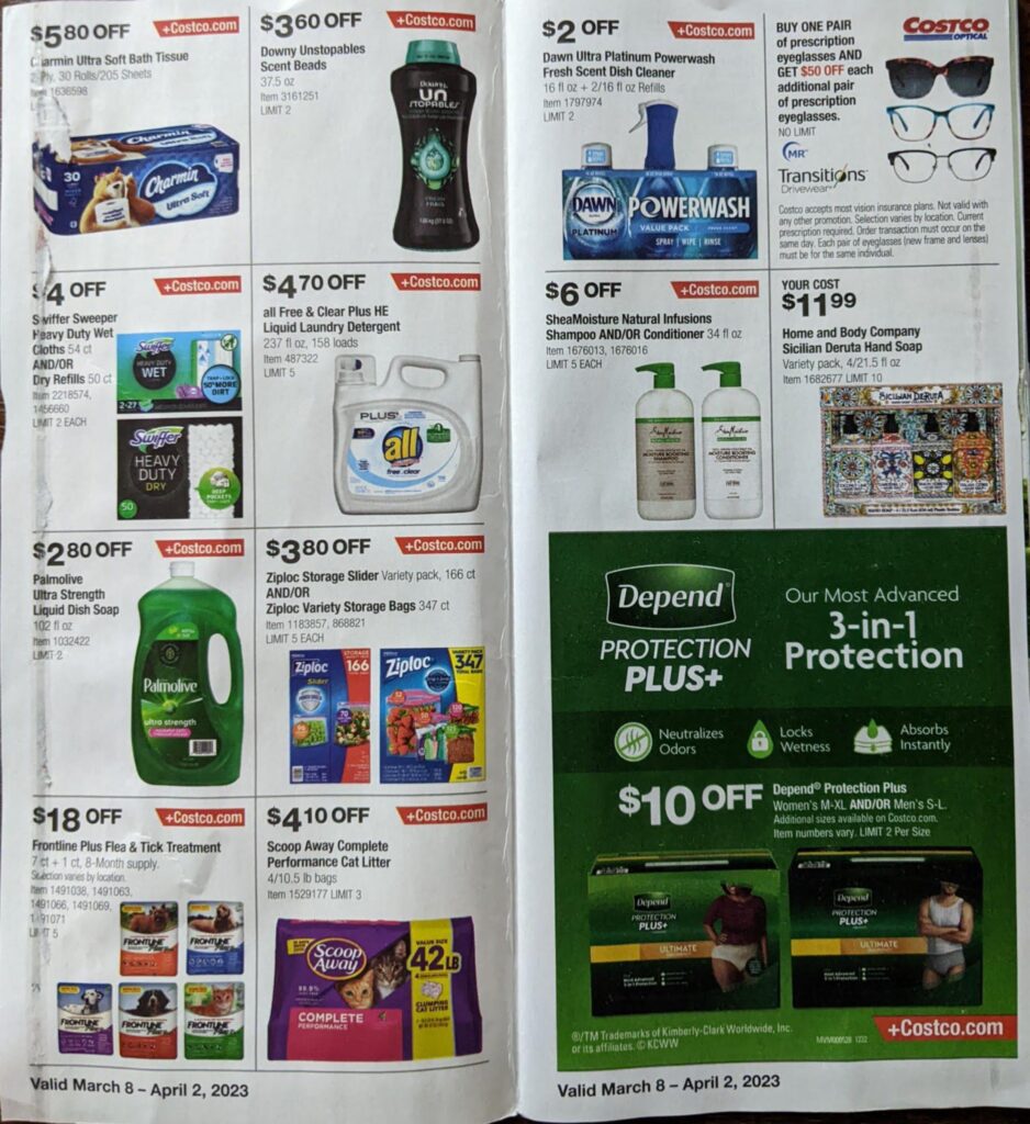 Costco coupon book march 2023 ad scan prices