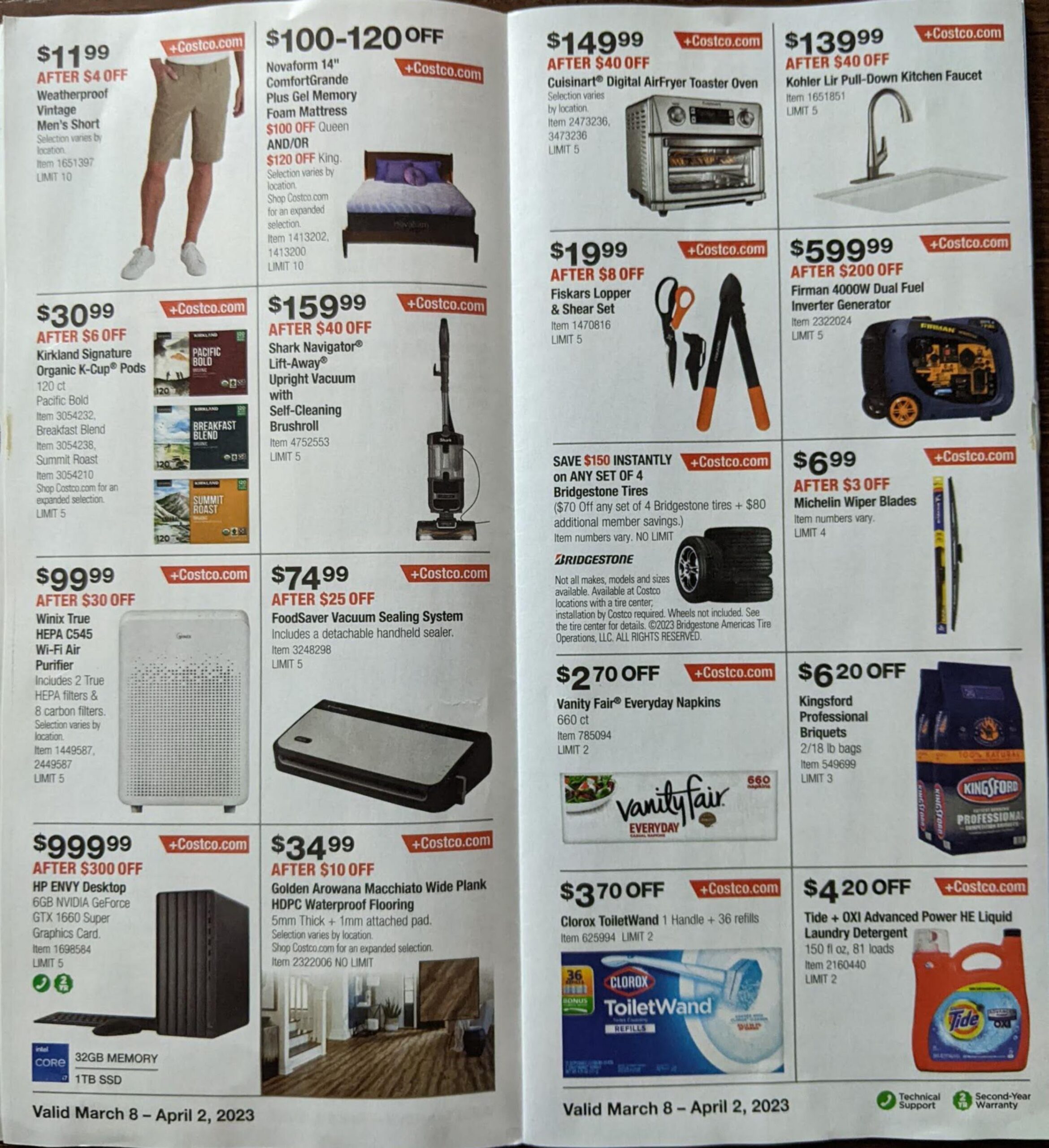 Costco March 2024 Coupon Book March 8th April 2nd Mufi Tabina