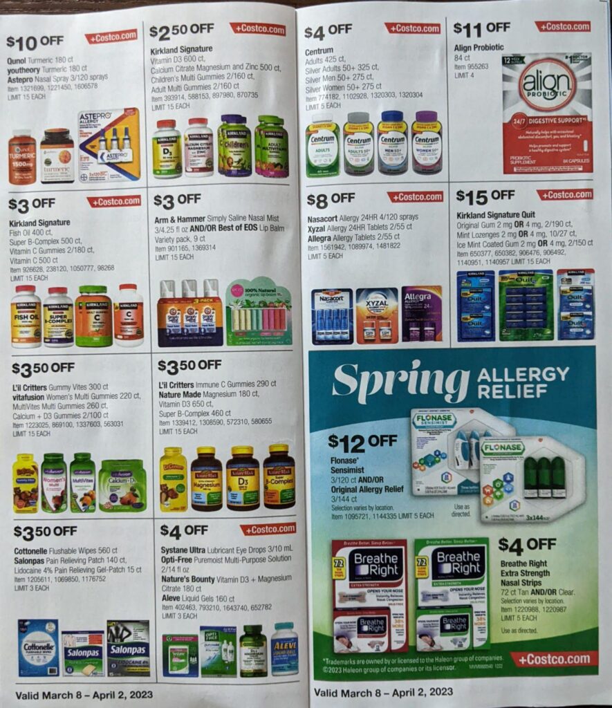 Costco coupon book march 2023 ad scan prices