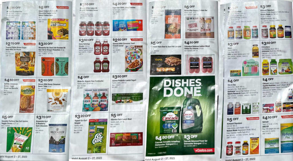 Costco Coupon Book August 2023