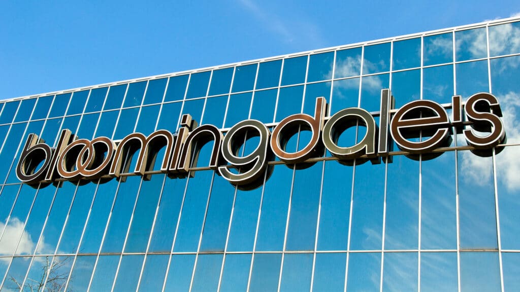 Bloomingdale's department store sign