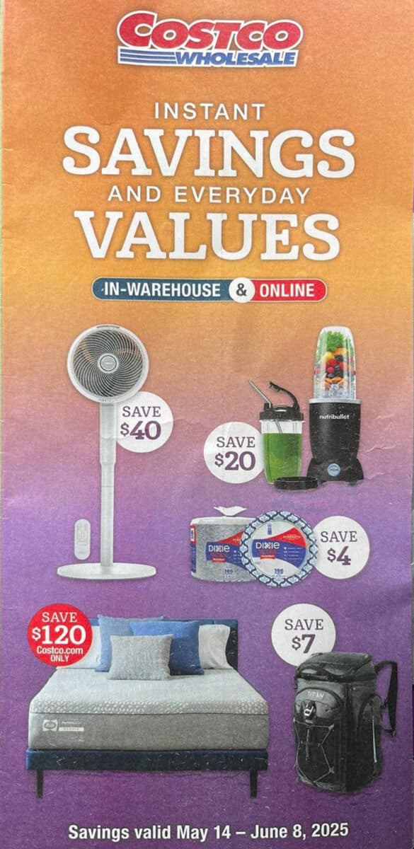 costco coupon book ad scan may june 2025 slickdeals page 1
