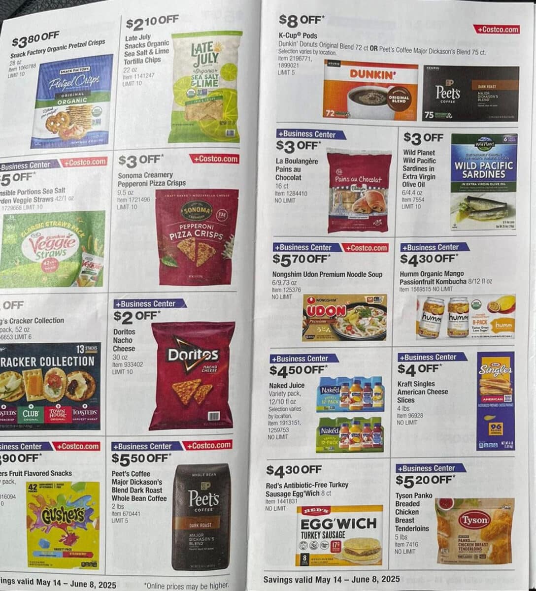 costco coupon book ad scan may june 2025 slickdeals page 3